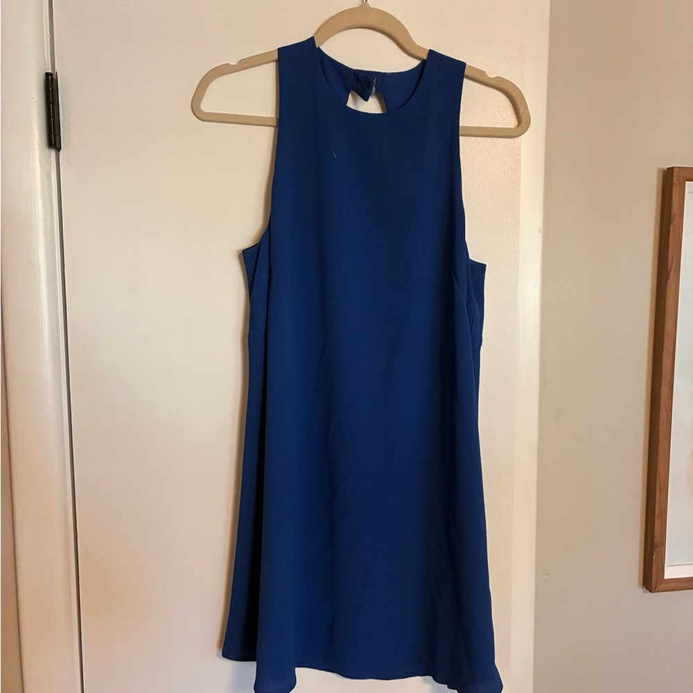Sleeveless Blue Dress